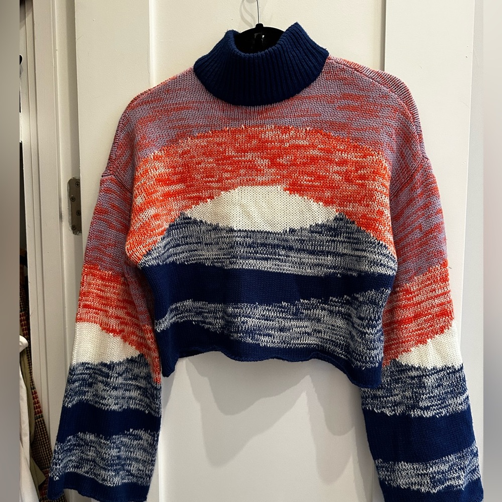 VERO MODA turtleneck cropped sweater
